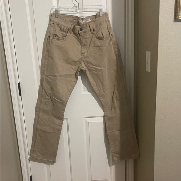 Stylish Tan Skinny Jeans for Men - Picture 1 of 3